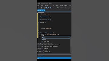 Function C++ : Swapping 2 numbers #shorts #youtubeshorts