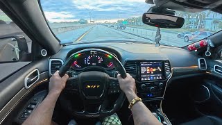 POV: Cutting Up I-95 In The Wildest Trackhawk In Miami! (Pure Supercharger Whine)