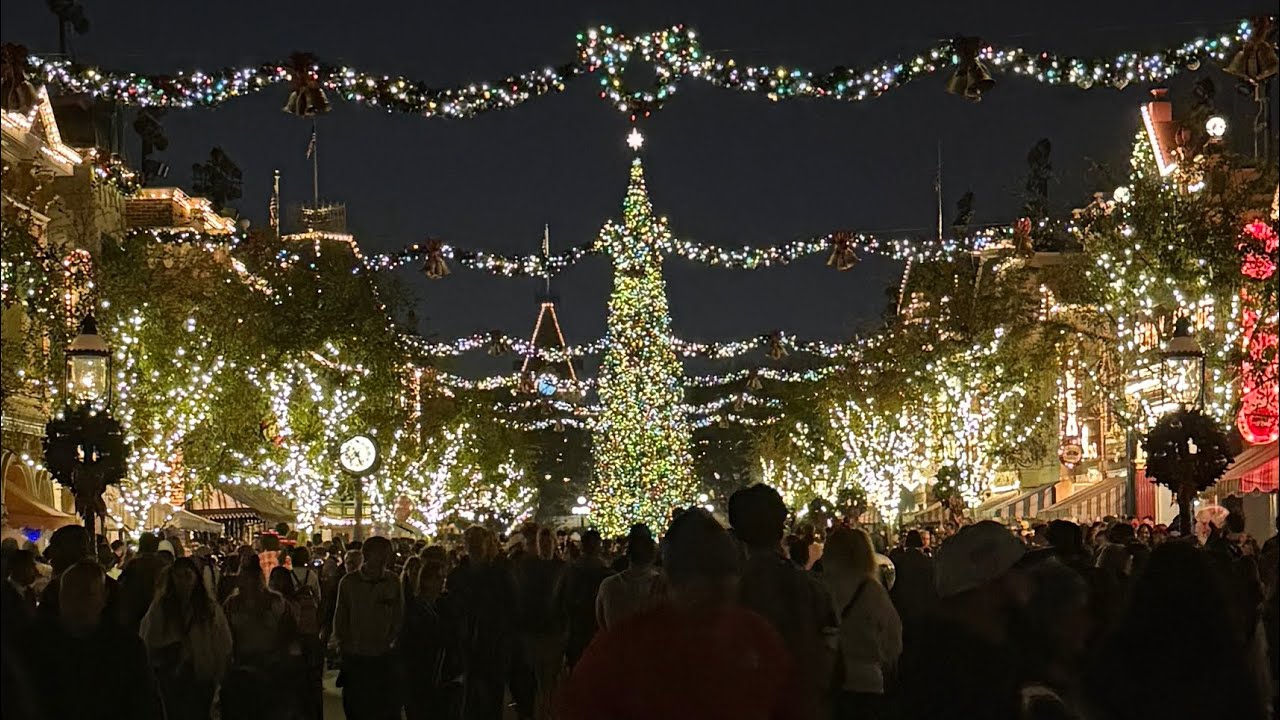 Рождество в Диснейленде! Мой последний день в парках в 2025 году 🎄✨
