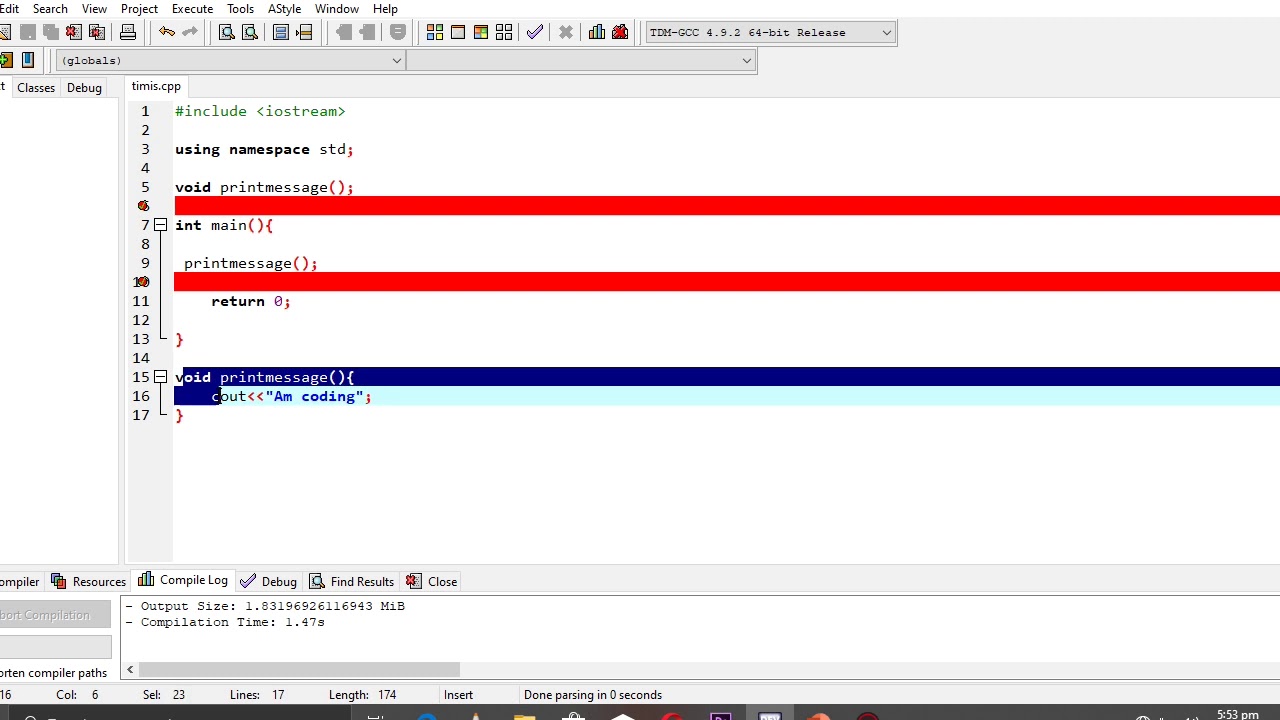 C++ tutorials for beginners Ep7 - YouTube