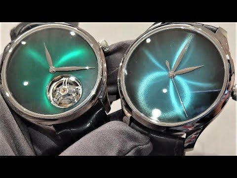 【純粹絕美】H. MOSER & CIE 亨利慕時 Endeavour 勇創者大三針湖水藍概念腕錶 & 宇宙綠陀飛輪腕錶