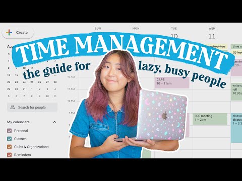 the definitive TIME MANAGEMENT GUIDE for busy but lazy people