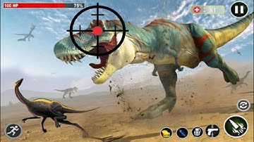 Dino Hunter 3D - Dinosaur Survival Games 2021 For Android & IOS Gameplay