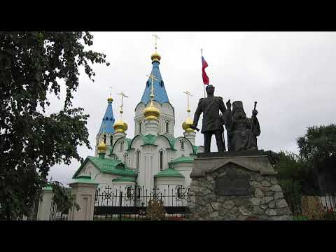 28.08.2021. Россия. Благовещенск. Памятник графу Муравьёву-Амурскому и Святителю Иннокентию