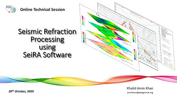 Seismic Refraction Processing using SeiRA - Part 1: Software Workflow and Datasets