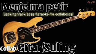 Menjelma petir - backing track no bass karaoke for collaborasi ( Erie susan )