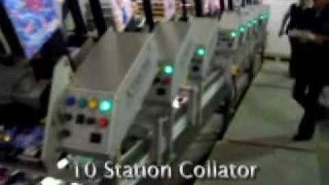 10 Station Kitting and Collating System with Bundle Stacker:  Superior-PHS XC10