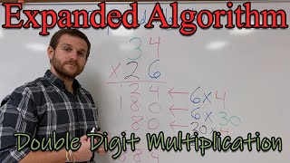 Expanded Algorithm Multiplication Double Digit Times Double Digit