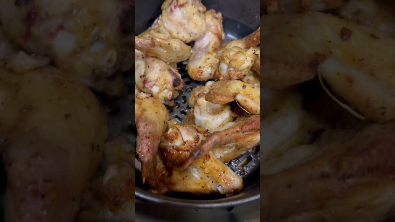 Yummy medicated air fried wings!