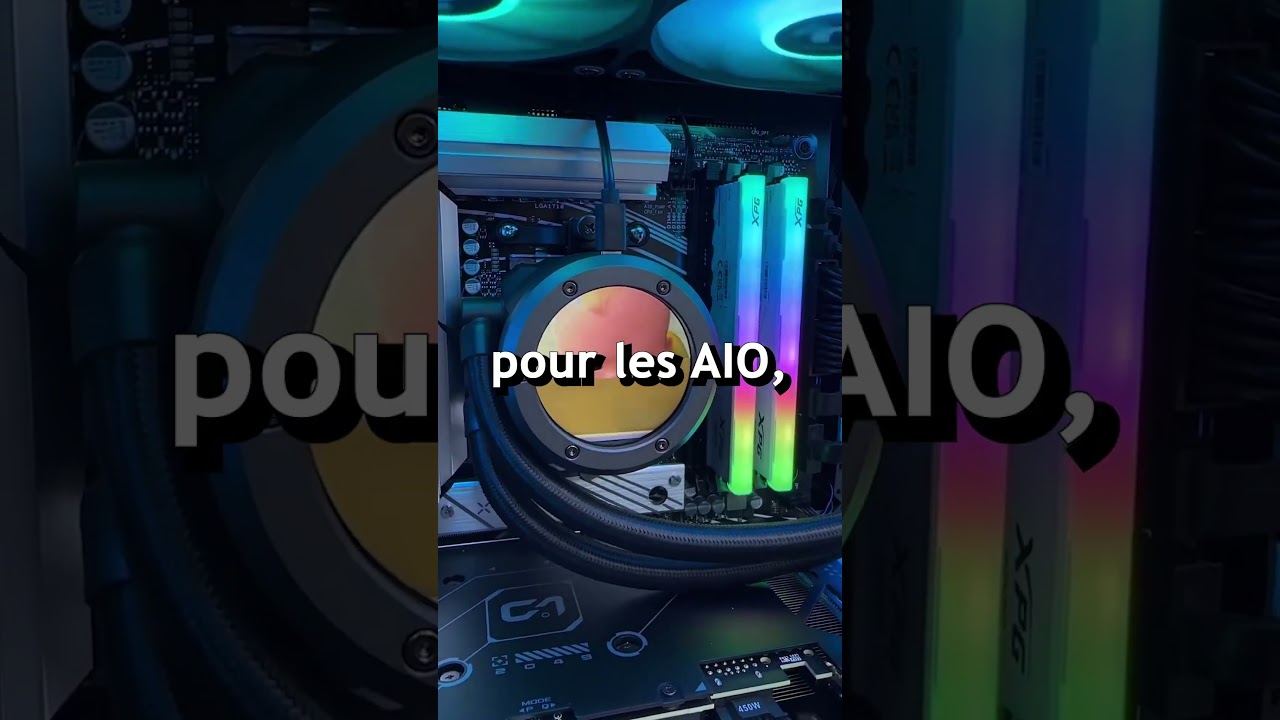 Faut-il CHANGER l'eau de SON WATERCOOLING ?  #pc #pcgamer #watercooling #gaming