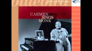 Carmen McRae - Round Midnight 1988 (Carmen Sings Monk) chords