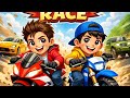 🕷️ Spider-Hero Racing Battle 🚴‍♂️💥 Dumper Chase | Avengers Style Cartoon