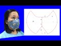 Only 30 seconds to complete a 3-layers mask model: with nose wire and filter pocket