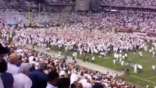 Georgia Tech beats FSU - Students Go Crazy