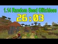 Minecraft 1.14 Speedrun World Record in 26:03 | Random Seed Glitchless Any%
