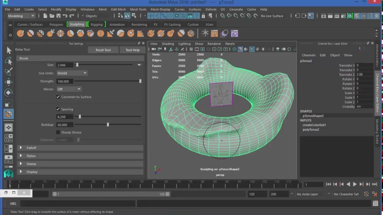 sculpting tools that work with maya like zbrush