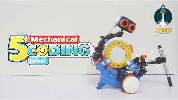 Johnco - 5 in 1 Mechanical Coding Robot