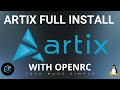 Installation complte dartix linux avec openrc