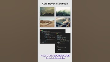 17/100 Html/CSS Animation: Captivating Card Hover Interaction | CSS Animation Tutorial For Beginners