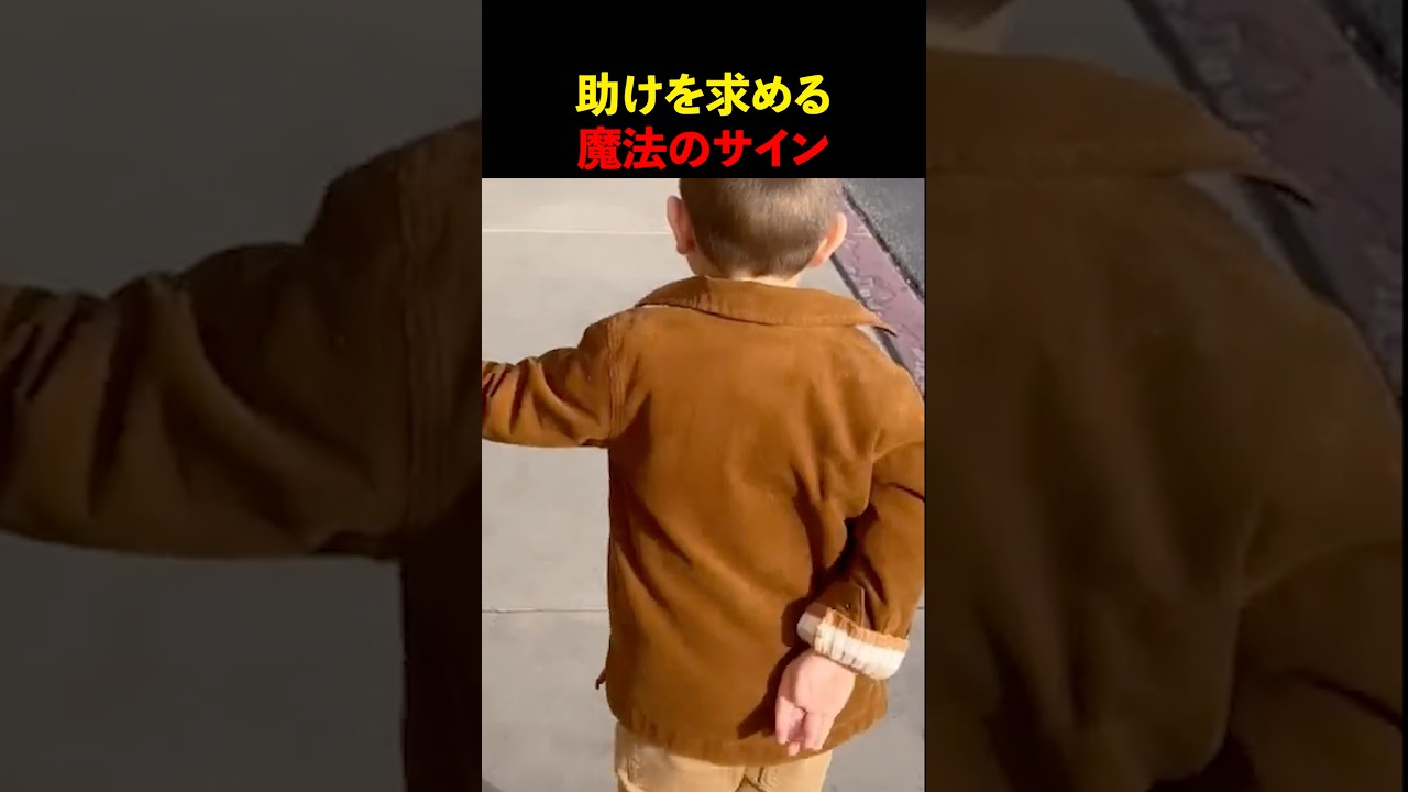 世界中の子供と女性を救った魔法のヘルプハンドサイン#海外#バズ #雑学#shorts