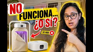 ¿VALE LA PENA la Secadora Portátil VIRAL de Internet 👗🌬️? Unboxing y primeras impresiones