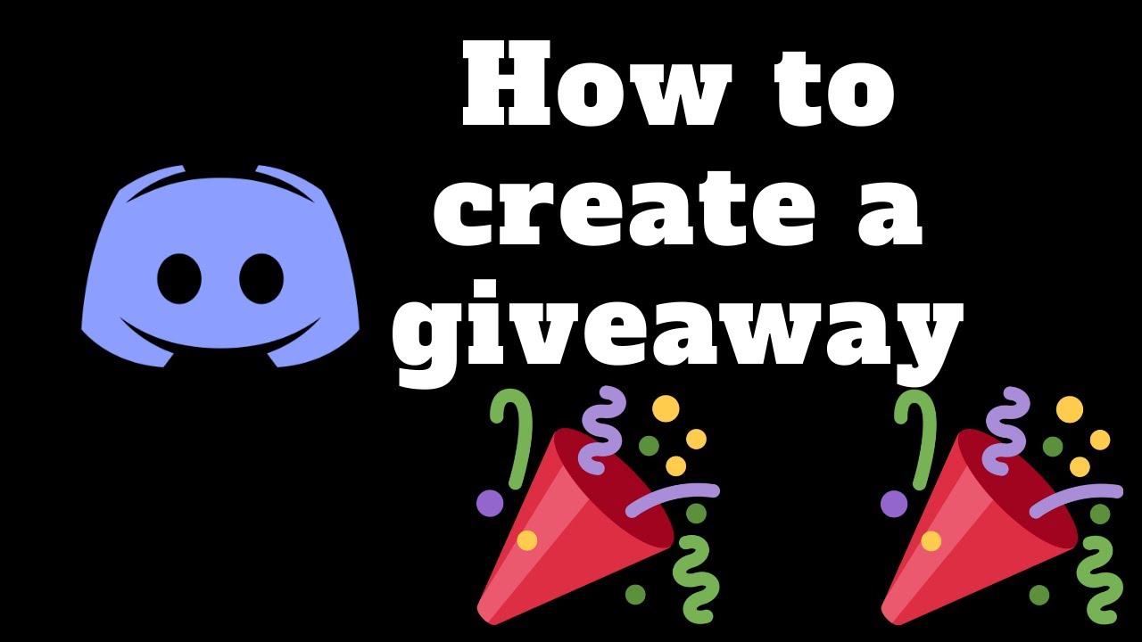 How to create giveaways on discord (BOT LINK IN DESCRIPTION) YouTube