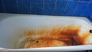 видео: Реставрация жидким акрилом: из ржавой ванны -  картинка: Реставрация жидким акрилом: из ржавой ванны -