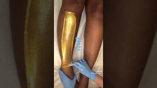 Satisfying Leg Waxing #hardwax #waxing #waxonwaxoff #esthetician