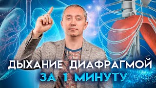 Легкий Способ Научиться Правильно Дышать Диафрагмой За 1 Минуту