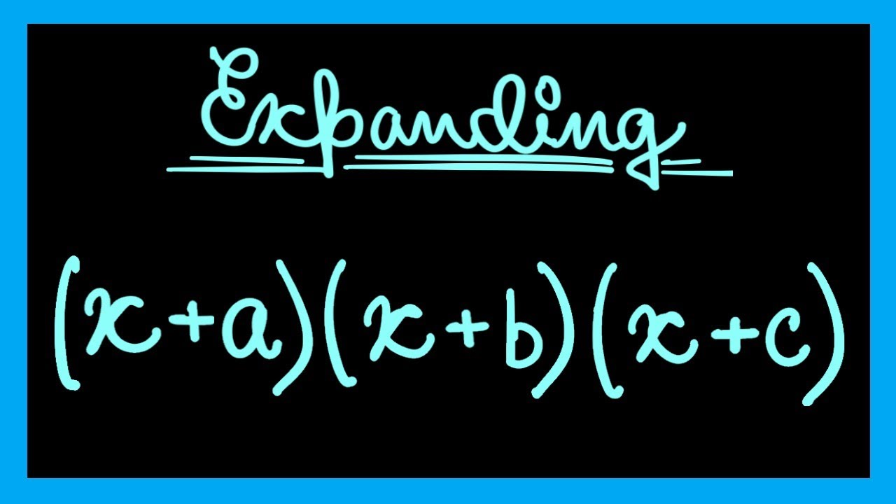 X A X B X C Formula X A X B X C Expansion X A X B X C Identity X A X B X