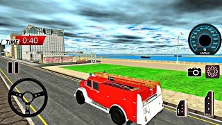 City fire rescue truck driving games | Android fire truck driving game play | Fire truck responding. screenshot 3