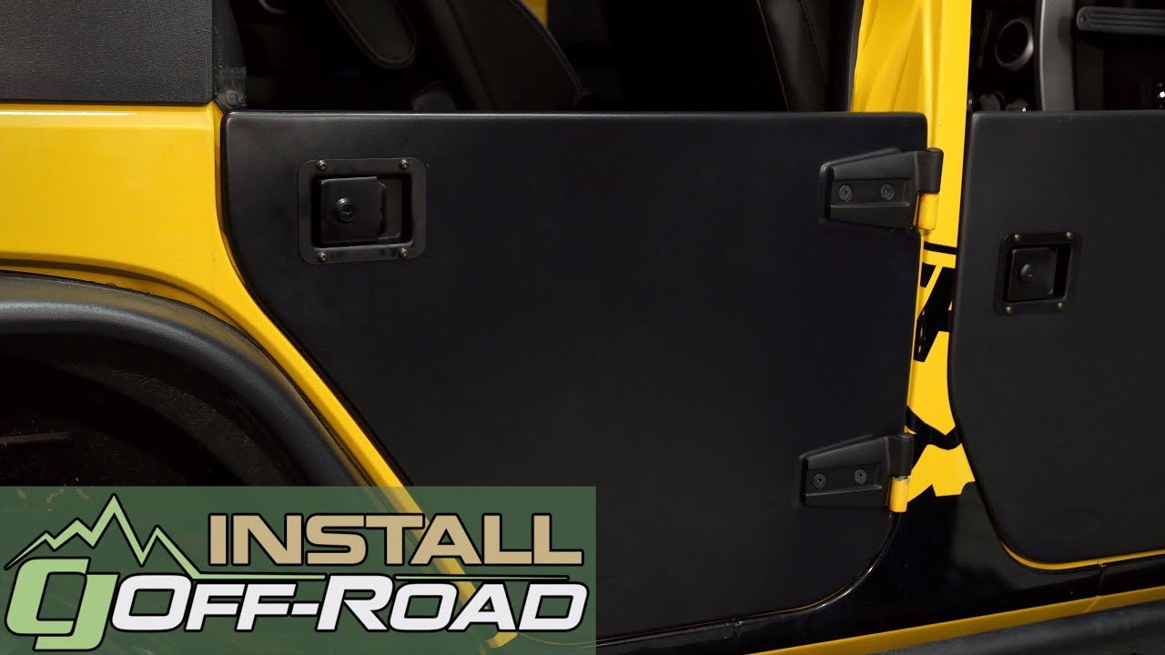 Giving the Jeep Wrangler JK more fresh air: Rugged Ridge OEM Style Rear 1/2 Doors Install 4D 07-2018