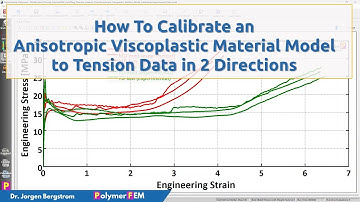 Anisotropic Viscoplastic Material Model Calibration