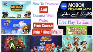 Mobox - Free To Play To Earn Games Intro - How To Download, Create Account And Connect Wallet Mobile