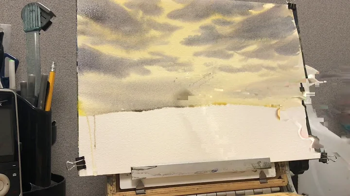 10 Minute watercolor hake Painting
