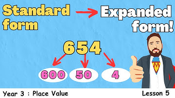 Writing Numbers In Standard Word And Expanded Form