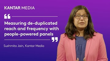 Measuring de-duplicated reach and frequency with people-powered panels