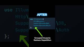 Laravel Beginner vs Pro Imports #laravel #coding