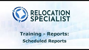 Training Videos - Scheduled Reports