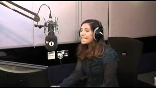 Tina Daheley singing Beautiful Day on Chris Moyles Show 05/10/11