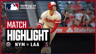 【MLB】6.12 メッツvsエンゼルス 日本語ハイライト