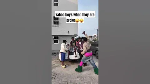 Yahoo boys when they are broke😂😆.#funny #yahoo #yahooboy #comedy #comedymusic #comedian #funnyface