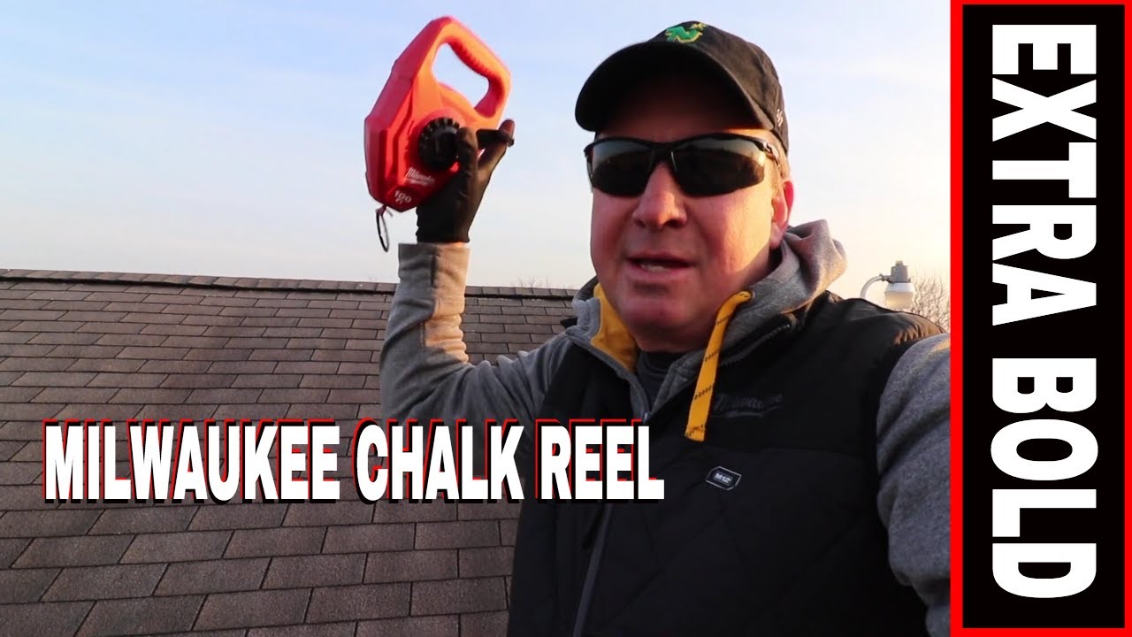 NEW MILWAUKEE 100 CHALK REEL -BIG & EXTRA BOLD! TOOL REVIEW TUESDAY! 