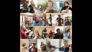 J.S.Bach: Capriccio from Partita No.2 performed by NES Virtual Ensemble