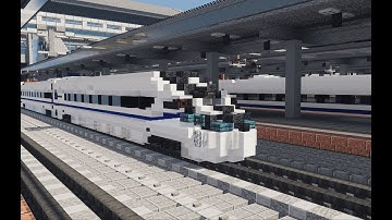 【Minecraft】CR CRH1A-A Train Tutorial (1.5:1)