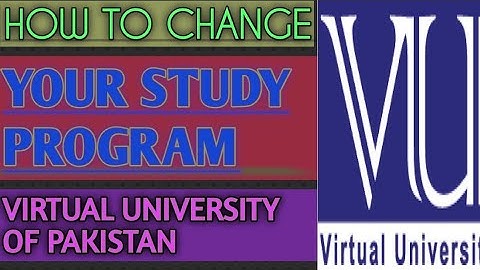 How to change study program in VU? Change degree program of Virtual University/