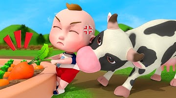 Con Bò Con - Nhạc Thiếu Nhi Remix Sôi Động Cho Bé Yêu - Hoạt Hình Vui Nhộn Con Bò