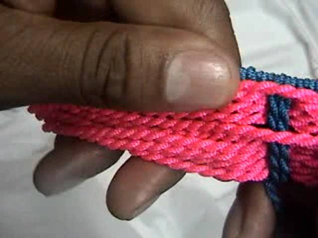 PART 2 How to : Make the letter A friendship bracelet 