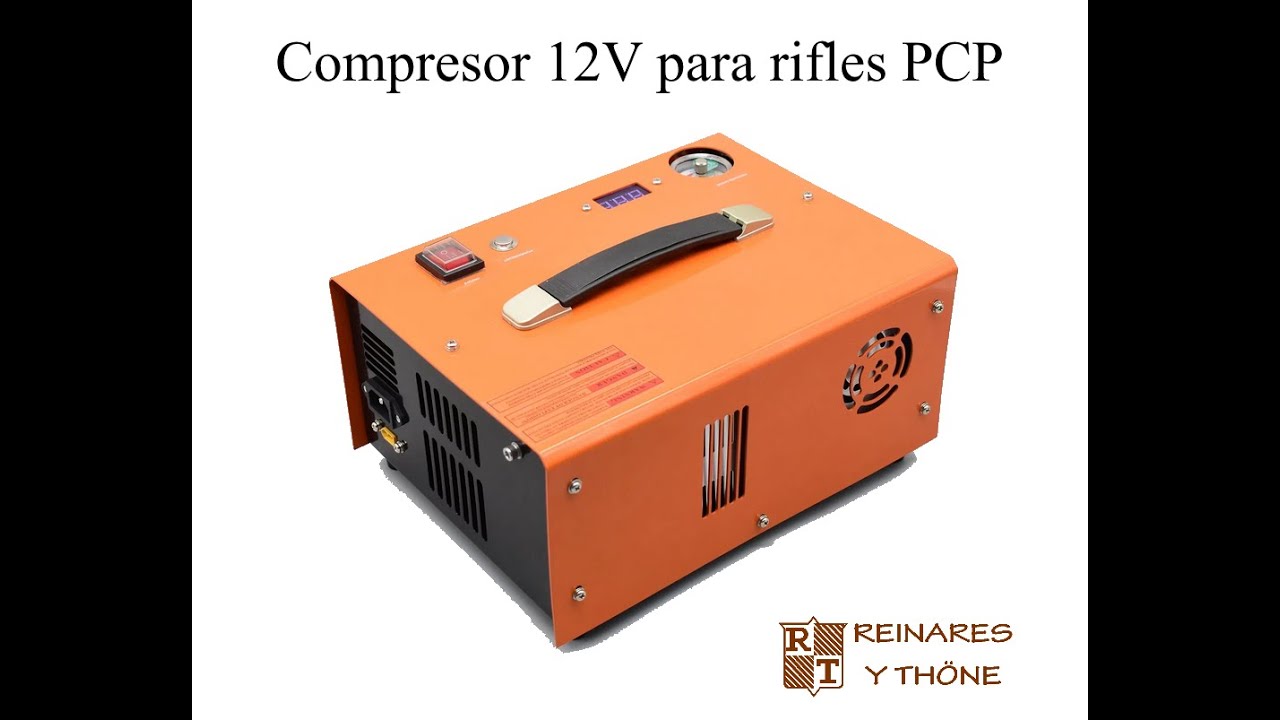 Compresor de 12V/220V para rifles PCP 