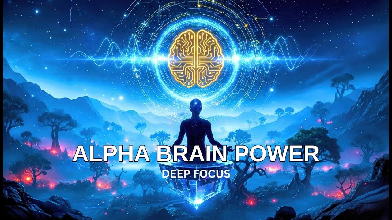 UNLOCK Alpha Brain Power 🧠 The BEST Alpha Waves for Deep Focus
